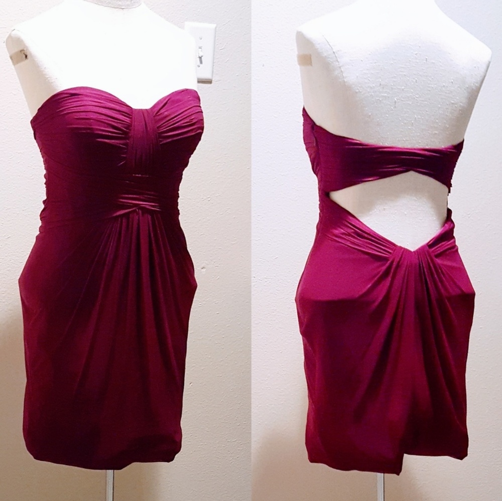 NWOT La Femme strapless mini party dress 💕